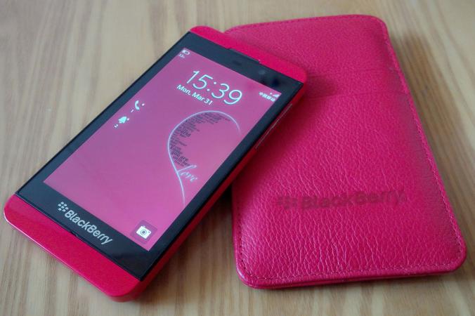 Pink BlackBerry Smartphone