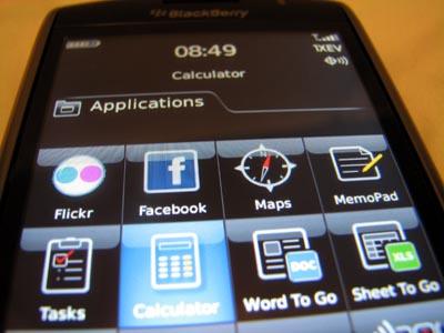 BlackBerry Storm Applications