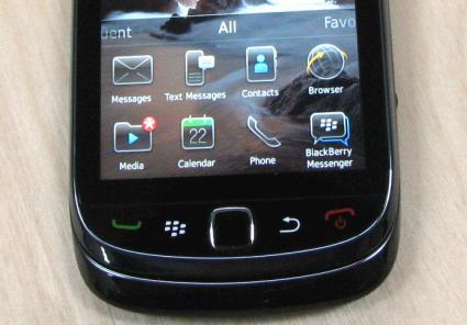 BlackBerry smartphone device
