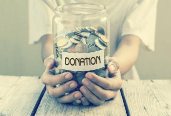 Donation jar