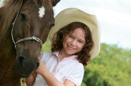 Girl with horse
