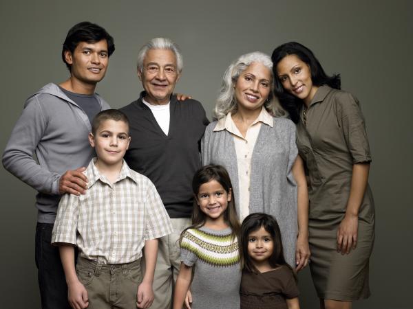 Church family portrait