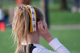 cheerleader hair