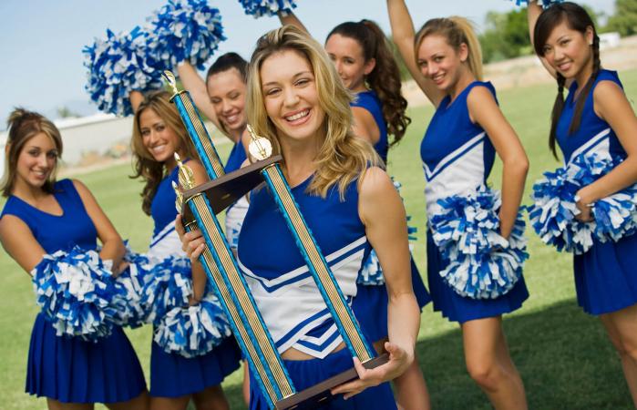 Cheerleading has evolved into a competitive sport.
