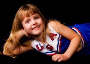 Cheerleader portrait