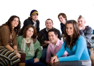 class of high school students