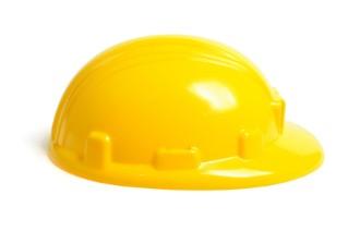 yellow construction hat