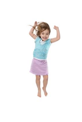 young girl laughing