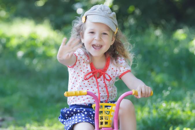 Two year-old toddler girl