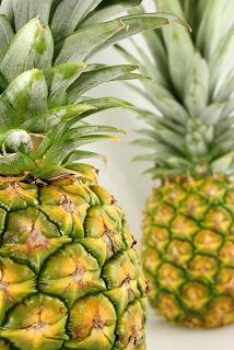 Photo of two pineapples