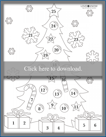 Free Printable Advent Calendars for Kids | LoveToKnow