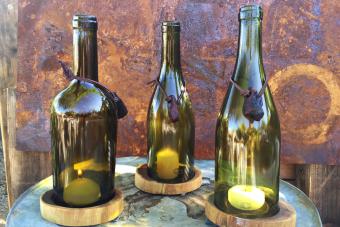 DIY Wine Bottle Christmas Craft Tutorial