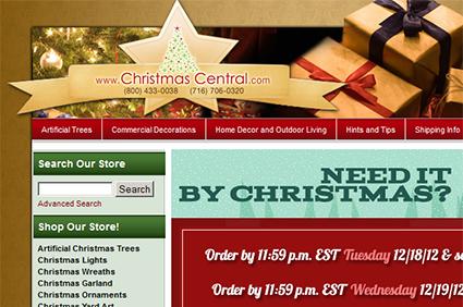 Christmas Central website