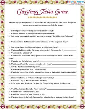 Christmas Trivia Games: Printable & Online | LoveToKnow