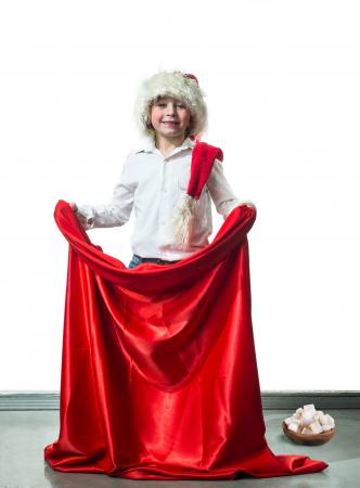santa sack race