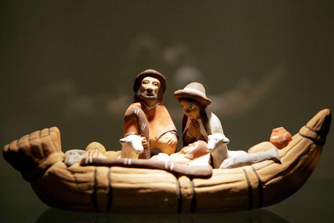 Nativity scene from Peru