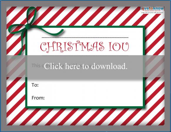 Click to download the IOU.