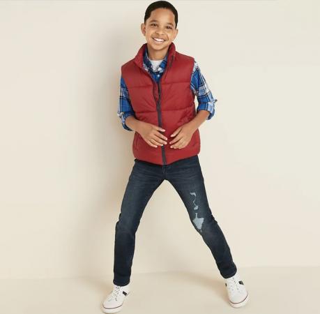 Old Navy Frost-Free Quilted Puffer Vest for Boys