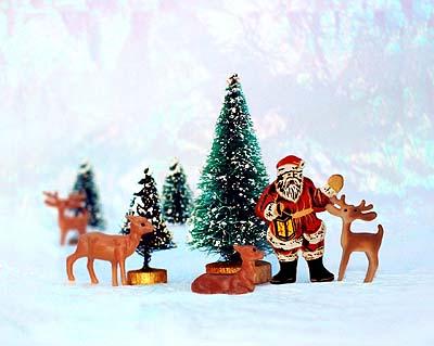 Santa and Rudolph