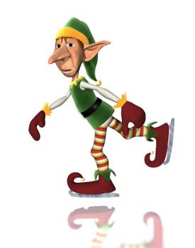 Skating elf
