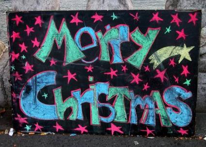 Christmas sign