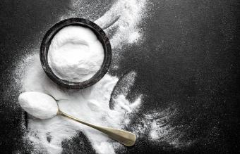 baking soda on counter