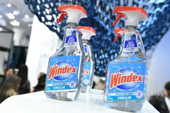 Windex vinegar bottles at Bloomingdales, NYC