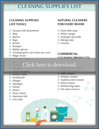 My Best Household Cleaning Products List