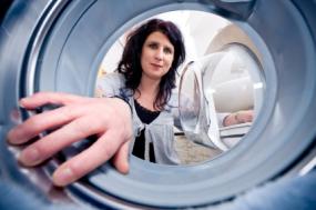 Checking the washing machine