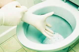 Clean the toilet once a week.