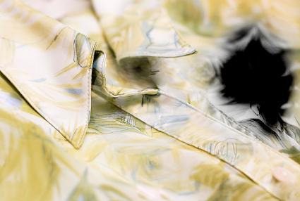 Ink stained silk blouse; copyright Alexey Novikov at Dreamstime.com