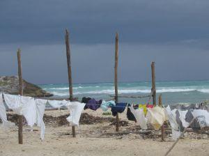 Clothes on a line