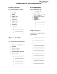 household chores checklist