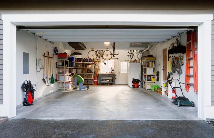 Man in Garage