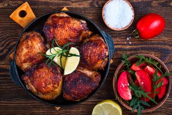 muslos de pollo al horno
