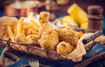 Pollo frito delicioso
