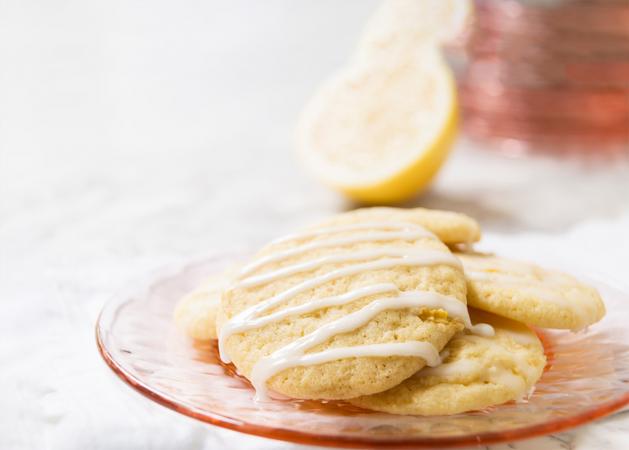 Galletas de limón glaseadas