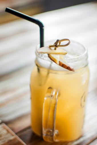 Pumpkin ginger iced tea