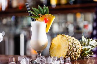 Piña colada cocktail