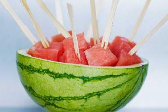 vodka infused watermelon chunks