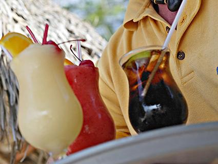 Refreshing rum cocktails