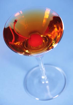 A Rob Roy cocktail