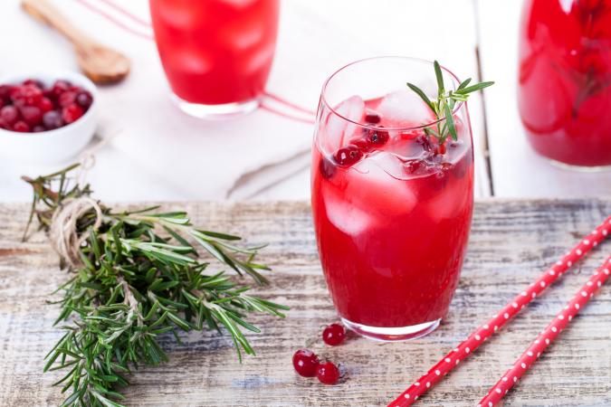 Red evergreen cocktail