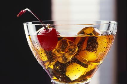 Pear Brandy and Amaretto