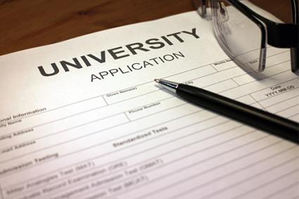 University application form