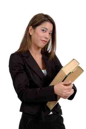College Student with Books