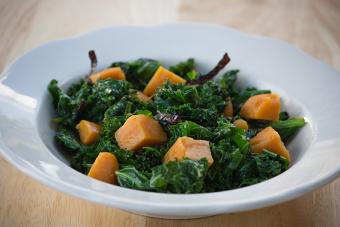 sweet potato kale salad