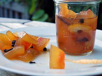 Pickled watermelon rind, courtesy of LearnToPreserve.com