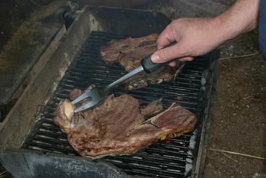 grilled steaks