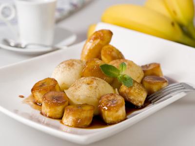 Bananas foster dessert